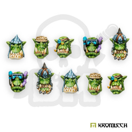 Orc Storm Riderz Heads (10)