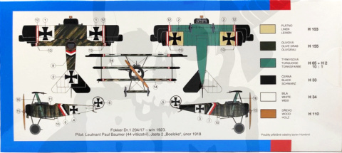 Smer 0805 Fokker Dr. 1 1:44