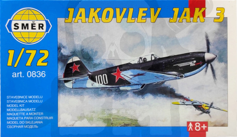 Smer 0836 Yakovlev Yak 3 Jak-3 1:72
