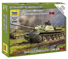 1:100 Rosyjska samobieżna armata SU-85