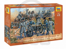 1:72 Swedish Artillery of Charles XII XVII-XVIII