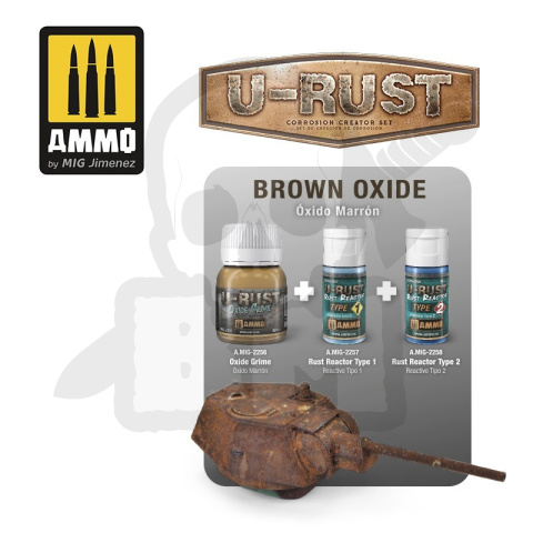 Ammo Mig 2257 U-RUST Rust Reactor Type 1