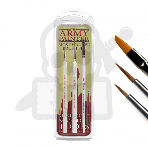 Army Painter Most wanted brush set 2019 3 pędzle