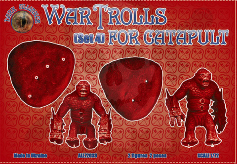 Dark Alliance ALL72033 War Trolls for Catapult Set 4 1:72