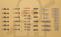 Hasegawa X72-09 U.S. Aircraft weapons V 1:72
