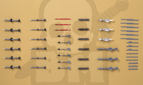 Hasegawa X72-09 U.S. Aircraft weapons V 1:72