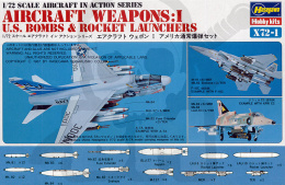Hasegawa X72-01 U.S. Aircraft weapons I 1:72