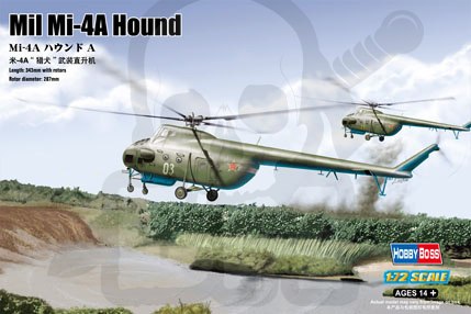 Hobby Boss 87226 Helikopter Mil Mi-4A Hound A 1:72
