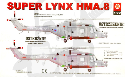 Plastyk S018 Super Lynx HMA.8 1:72