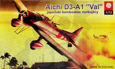 Plastyk S028 Aichi D3-A1 Val 1:72