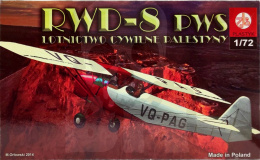 Plastyk S059 RWD-8 PWS Lotnictwo Cywilne Palestyny 1:72