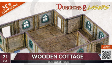 Wooden Cottage tereny do gier bitewnych i RPG