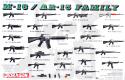 1:35 Dragon 3801 M-16/AR-15 Family