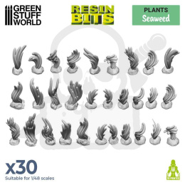 3D printed set Seaweeds - wodorosty 30 szt.