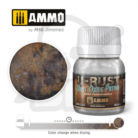 Ammo Mig 2254 U-Rust Rust Oxide Patina - rdza