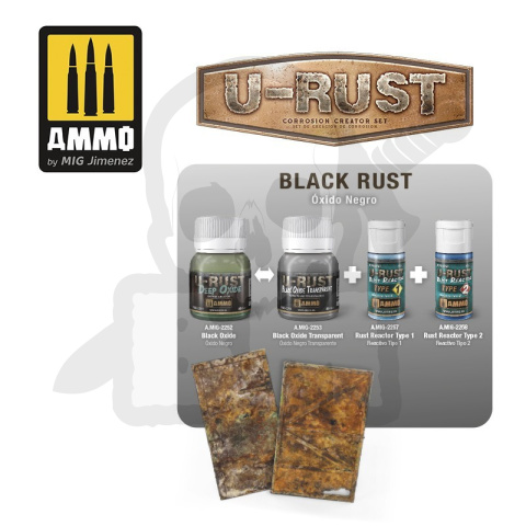 Ammo Mig 2253 U-Rust Black Oxide Transparent - rdza