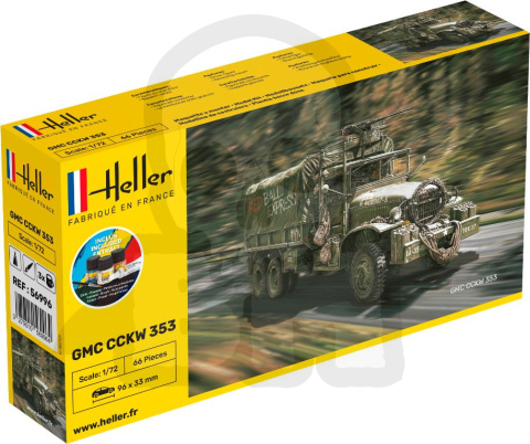 Heller 56996 Starter Set GMC CCKW 353 1:72