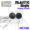 Plastic Bases - Round 32mm Black x20