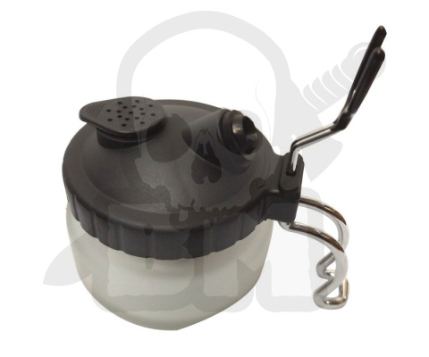 Zbiornik stacja czyszczenia aerografu stojak słoik