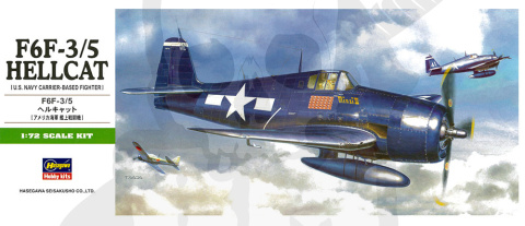Hasegawa B11 F6F-3/5 Hellcat 1:72