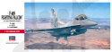 Hasegawa C12 F-16N Top Gun 1:72