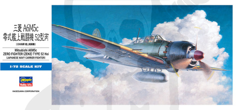 Hasegawa D23 Mitsubishi A6M5C Zero Type 52 Hei - Zeke 1:72