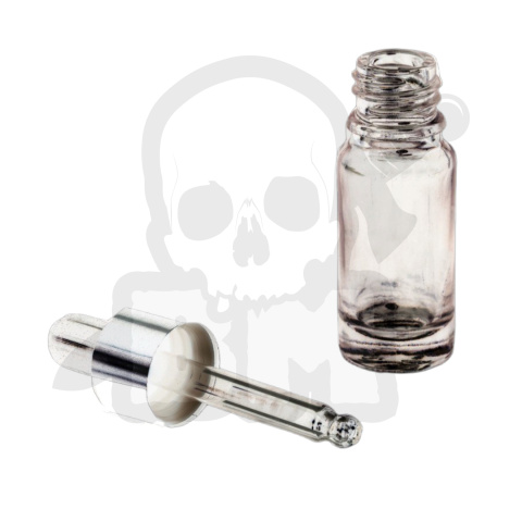 Szklana buteleczka z pipetą Empty Crystal Bottle with Pipette