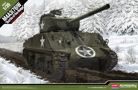 Academy 13500 M4A3 (76)W US Army Battle of Bulge 1:35