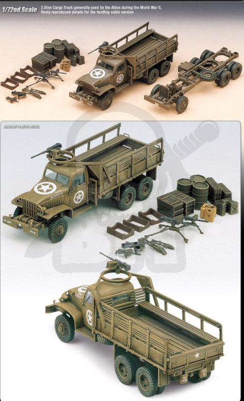 Academy 13402 U.S. 2.5 Ton Cargo Truck 1:72