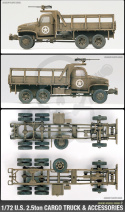 Academy 13402 U.S. 2.5 Ton Cargo Truck 1:72