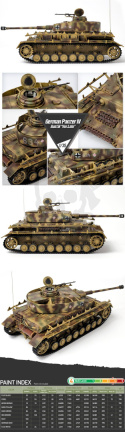 Academy 13528 German Panzer IV Ausf.H Ver.Late 1:35