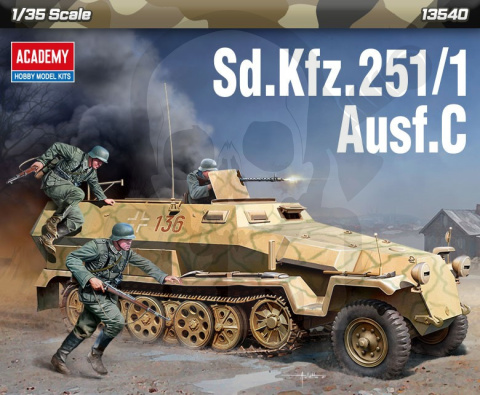 Academy 13540 German Sd.kfz.251 Ausf.C 1:35