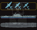 Academy 14229 USS Yorktown CV-5 Battle of Midway 1:700