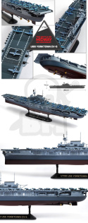 Academy 14229 USS Yorktown CV-5 Battle of Midway 1:700