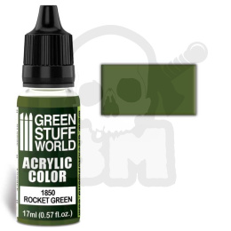 Acrylic Color Paint - Rocket Green farba akrylowa 17ml