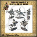 French Chasseurs a cheval of the Imperial Guard 3 szt.