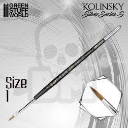 Green Stuff SILVER SERIES (SERIE-S) Kolinsky Brush - Size 1