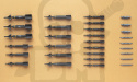 Hasegawa X72-11 U.S. Aircraft Weapons VI Set 1:72