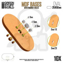 MDF Bases - Oval Pill 25x50 mm podstawki pod figurki