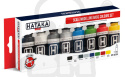 Hataka AS100 Scale modeling basic colours set