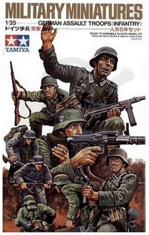 1:35 Tamiya 35030 German Assault Troops (Infantry)