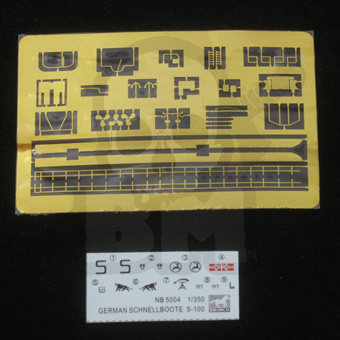 Bronco NB5004 German S-100 Class Schnellboot 1:350