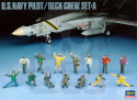 Hasegawa X48-06 U.S. Navy Pilot Deck Crew A 1:48