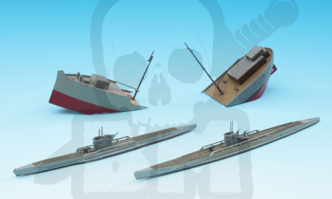 Hasegawa WL901 German Submarine U-Boat VIIC / IXC 1:700