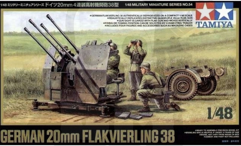 1:48 Tamiya 32554 German 20mm Flakvierling 38