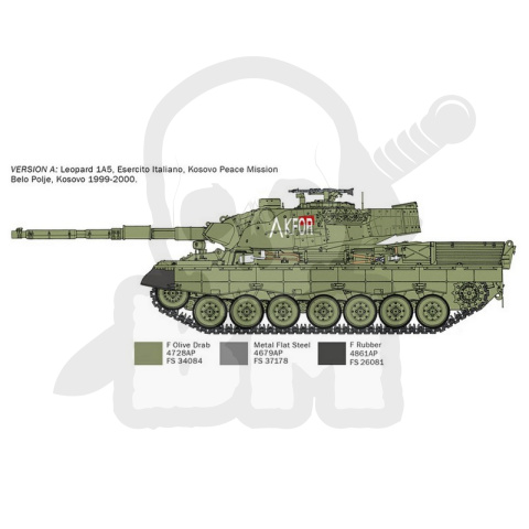 1:35 Niemiecki czołg Leopard 1A5