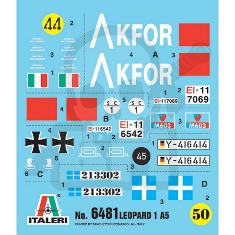 1:35 Niemiecki czołg Leopard 1A5