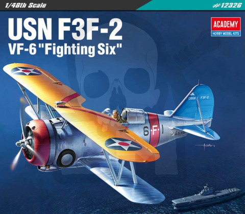 Academy 12326 US Navy Fighter F3F-2 1:48 Academy 12326 US Navy Fighter F3F-2 1:48