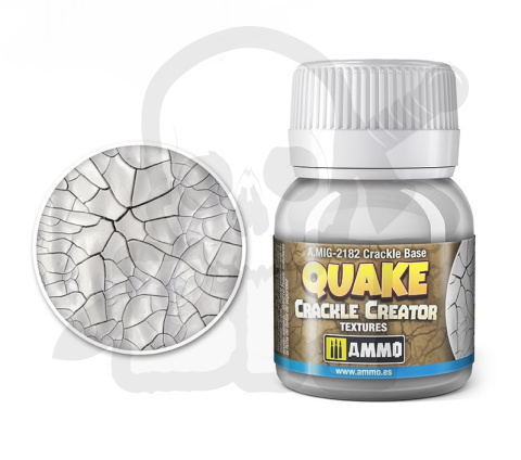 Ammo Mig 2182 Quake Crackle Creator Textures Crackle Base 40ml