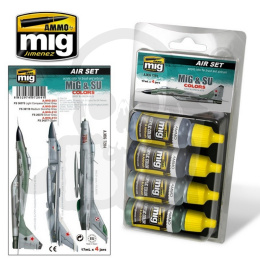 Ammo Mig 7204 Zestaw Farb MIG and Su Fighters Greys and Green Set